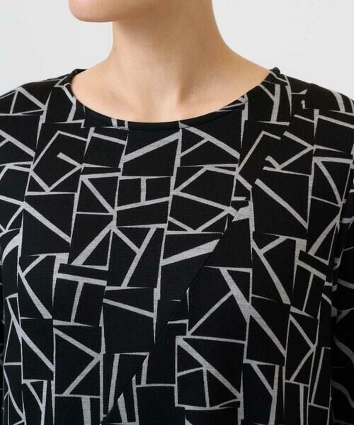 GEORGES RECH / ジョルジュ・レッシュ ロング・マキシ丈ワンピース | [日本製]ダブルフェイスロゴワンピース | 詳細4