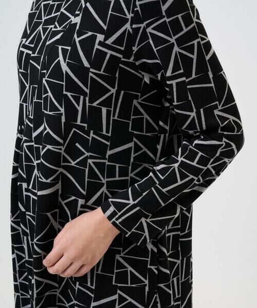 GEORGES RECH / ジョルジュ・レッシュ ロング・マキシ丈ワンピース | [日本製]ダブルフェイスロゴワンピース | 詳細5