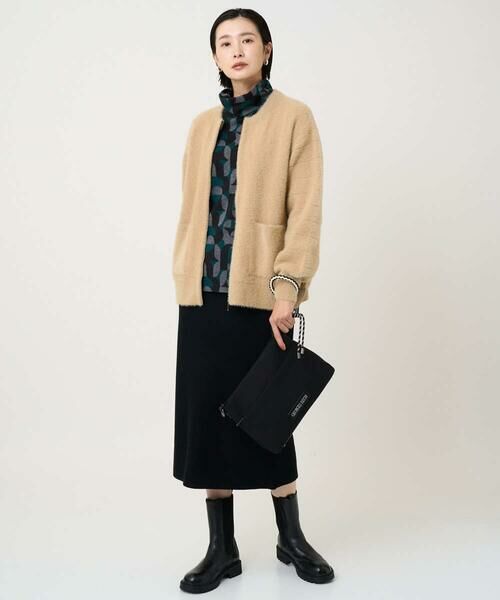 GEORGES RECH / ジョルジュ・レッシュ カーディガン・ボレロ | フェザーヤーンリバーカーディガン | 詳細24