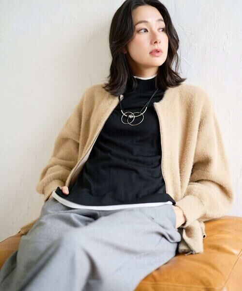 GEORGES RECH / ジョルジュ・レッシュ カーディガン・ボレロ | フェザーヤーンリバーカーディガン | 詳細4