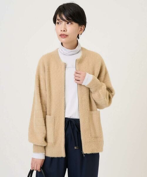GEORGES RECH / ジョルジュ・レッシュ カーディガン・ボレロ | フェザーヤーンリバーカーディガン | 詳細5