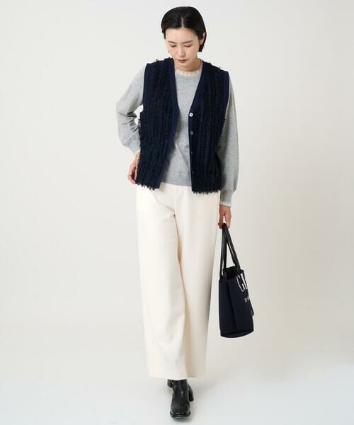 GEORGES RECH / ジョルジュ・レッシュ ベスト | ラメジャガードシャギーニットベスト | 詳細16