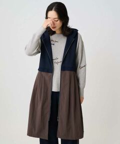GEORGES RECH / ジョルジュ・レッシュ セットアップ | ダンボールタフタドッキングロングジレ