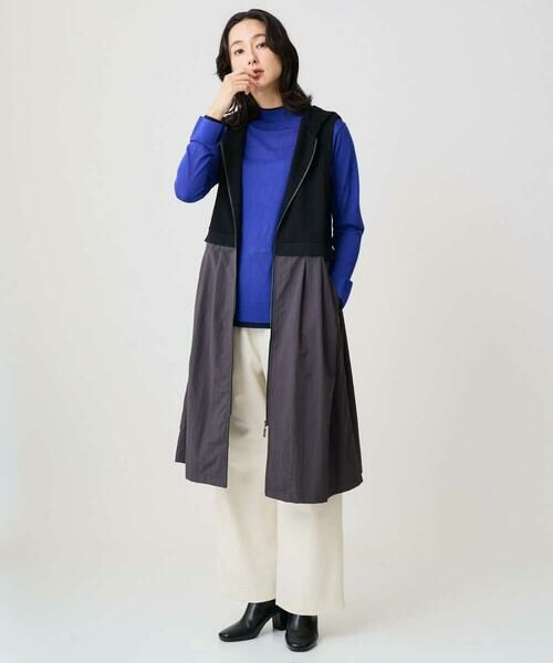 GEORGES RECH / ジョルジュ・レッシュ セットアップ | ダンボールタフタドッキングロングジレ | 詳細13