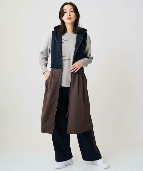 GEORGES RECH / ジョルジュ・レッシュ セットアップ | ダンボールタフタドッキングロングジレ | 詳細14