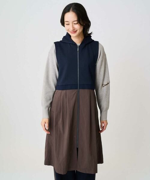 GEORGES RECH / ジョルジュ・レッシュ セットアップ | ダンボールタフタドッキングロングジレ | 詳細2