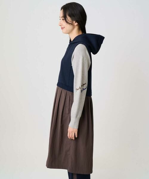 GEORGES RECH / ジョルジュ・レッシュ セットアップ | ダンボールタフタドッキングロングジレ | 詳細3