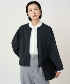 GEORGES RECH / ジョルジュ・レッシュ ノーカラージャケット | [セットアップ対応]ノーカラージャージージップ羽織