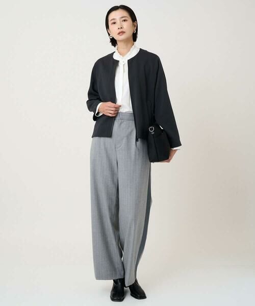 GEORGES RECH / ジョルジュ・レッシュ ノーカラージャケット | [セットアップ対応]ノーカラージャージージップ羽織 | 詳細15