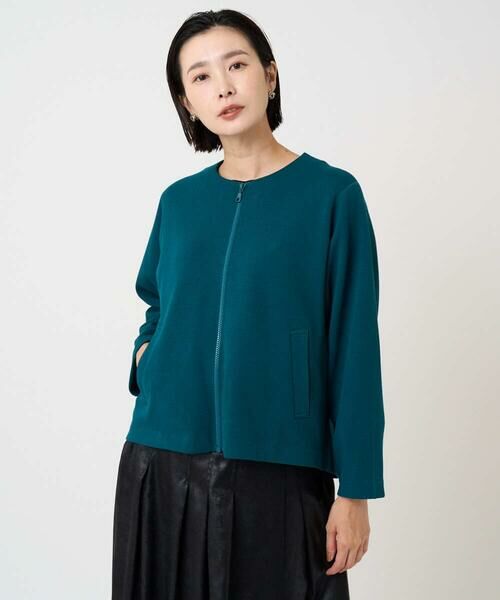 GEORGES RECH / ジョルジュ・レッシュ ノーカラージャケット | [セットアップ対応]ノーカラージャージージップ羽織 | 詳細3