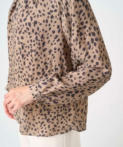 GEORGES RECH / ジョルジュ・レッシュ シャツ・ブラウス | [日本製/セットアップ対応]レオパードロールネックブラウス | 詳細9