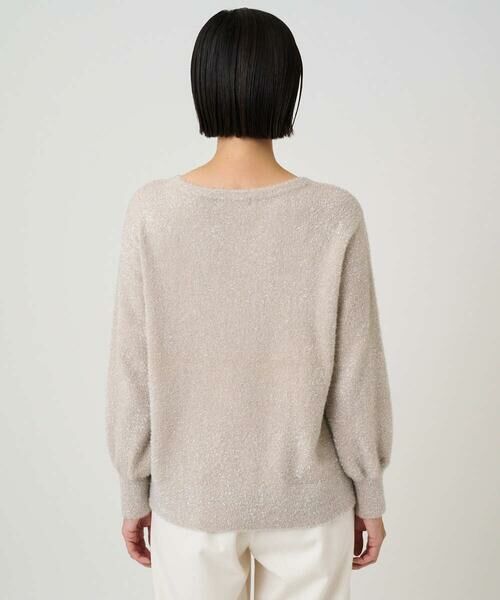 GEORGES RECH / ジョルジュ・レッシュ ニット・セーター | メタリックシャギーVネックニット | 詳細5