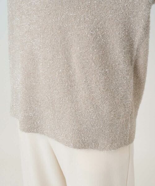 GEORGES RECH / ジョルジュ・レッシュ ニット・セーター | メタリックシャギーVネックニット | 詳細8