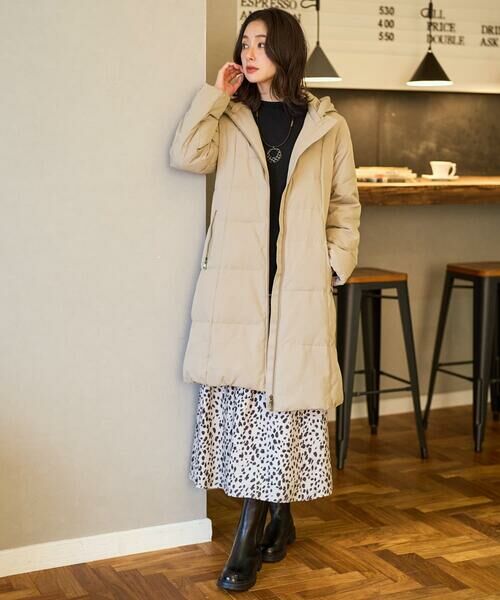 GEORGES RECH / ジョルジュ・レッシュ ロング・マキシ丈スカート | [日本製/セットアップ対応]レオパードギャザーフレアスカート | 詳細11