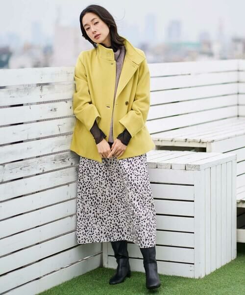 GEORGES RECH / ジョルジュ・レッシュ ロング・マキシ丈スカート | [日本製/セットアップ対応]レオパードギャザーフレアスカート | 詳細14