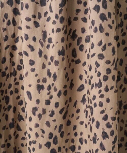 GEORGES RECH / ジョルジュ・レッシュ ロング・マキシ丈スカート | [日本製/セットアップ対応]レオパードギャザーフレアスカート | 詳細8