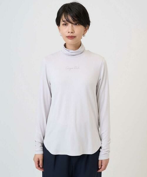 GEORGES RECH / ジョルジュ・レッシュ カットソー | ベアテンジャージーハイネックロゴカットソー | 詳細6