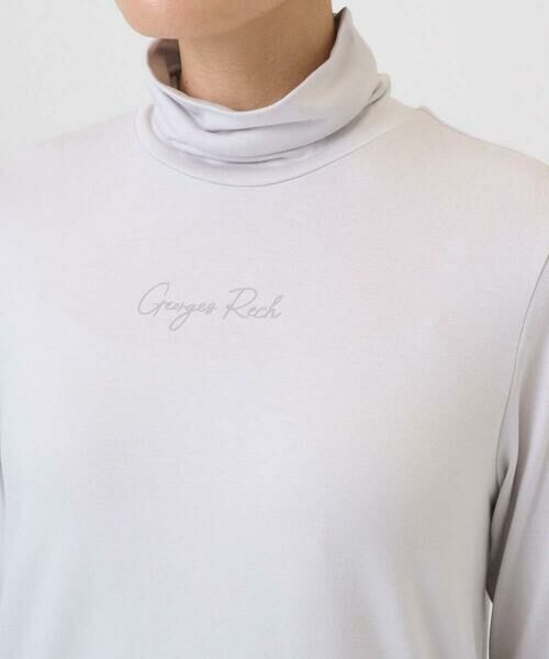 GEORGES RECH / ジョルジュ・レッシュ カットソー | ベアテンジャージーハイネックロゴカットソー | 詳細9