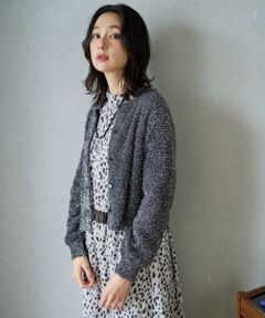 GEORGES RECH / ジョルジュ・レッシュ カーディガン・ボレロ | メタリックシャギーショートカーディガン