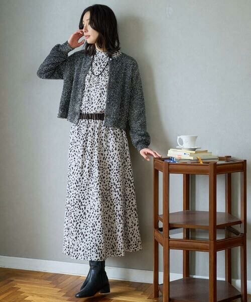 GEORGES RECH / ジョルジュ・レッシュ カーディガン・ボレロ | メタリックシャギーショートカーディガン | 詳細10