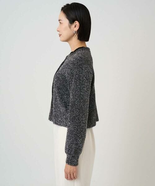 GEORGES RECH / ジョルジュ・レッシュ カーディガン・ボレロ | メタリックシャギーショートカーディガン | 詳細3