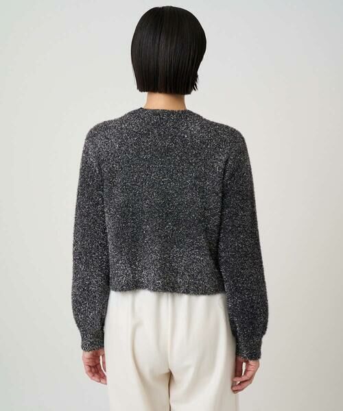 GEORGES RECH / ジョルジュ・レッシュ カーディガン・ボレロ | メタリックシャギーショートカーディガン | 詳細4