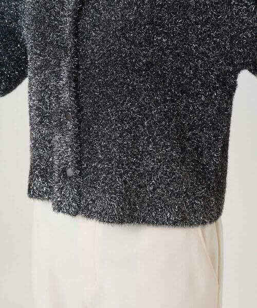 GEORGES RECH / ジョルジュ・レッシュ カーディガン・ボレロ | メタリックシャギーショートカーディガン | 詳細7