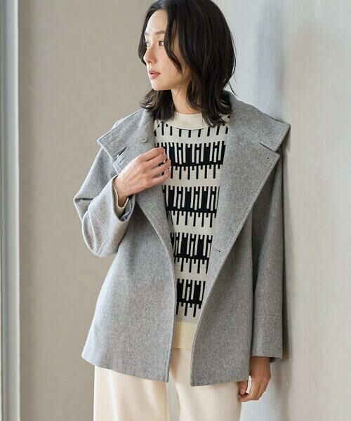 GEORGES RECH / ジョルジュ・レッシュ その他アウター | スーパー100ミドルスタンドカラーウールコート | 詳細1