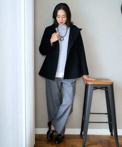 GEORGES RECH / ジョルジュ・レッシュ その他アウター | スーパー100ミドルスタンドカラーウールコート | 詳細16