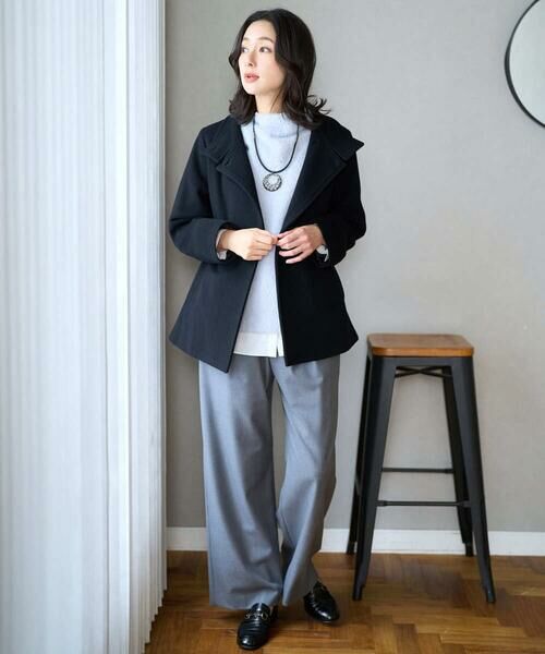 GEORGES RECH / ジョルジュ・レッシュ その他アウター | スーパー100ミドルスタンドカラーウールコート | 詳細17