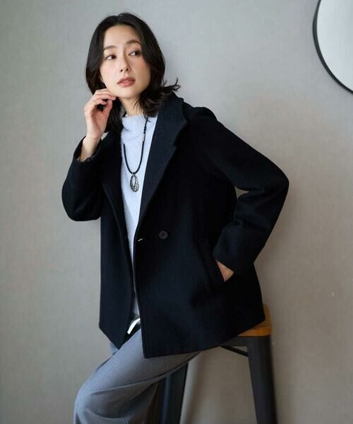 GEORGES RECH / ジョルジュ・レッシュ その他アウター | スーパー100ミドルスタンドカラーウールコート | 詳細3