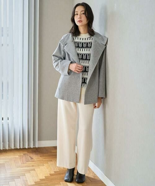 GEORGES RECH / ジョルジュ・レッシュ ニット・セーター | ジオメトリックジャガードウールニット | 詳細12