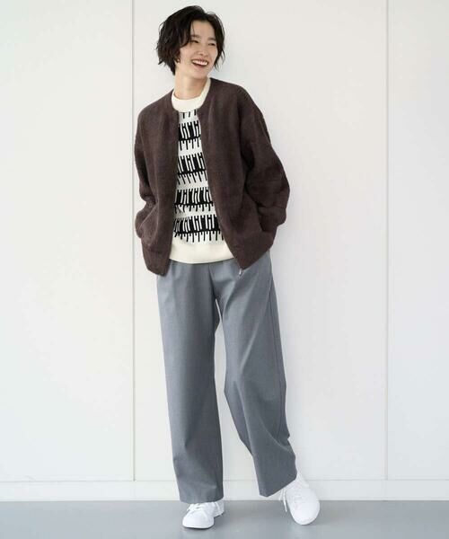 GEORGES RECH / ジョルジュ・レッシュ ニット・セーター | ジオメトリックジャガードウールニット | 詳細15