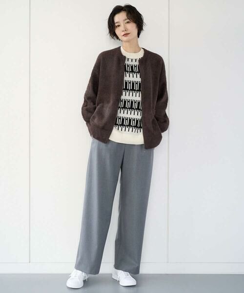 GEORGES RECH / ジョルジュ・レッシュ ニット・セーター | ジオメトリックジャガードウールニット | 詳細16