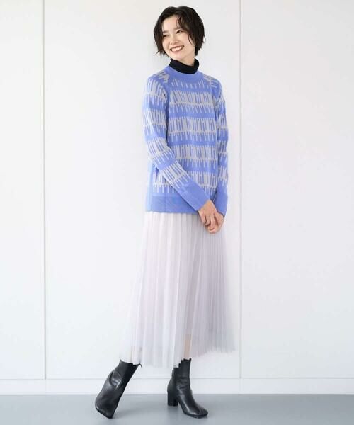 GEORGES RECH / ジョルジュ・レッシュ ニット・セーター | ジオメトリックジャガードウールニット | 詳細17