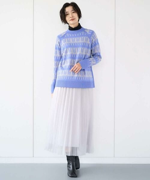 GEORGES RECH / ジョルジュ・レッシュ ニット・セーター | ジオメトリックジャガードウールニット | 詳細18