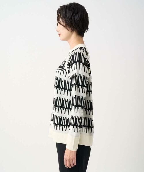 GEORGES RECH / ジョルジュ・レッシュ ニット・セーター | ジオメトリックジャガードウールニット | 詳細4