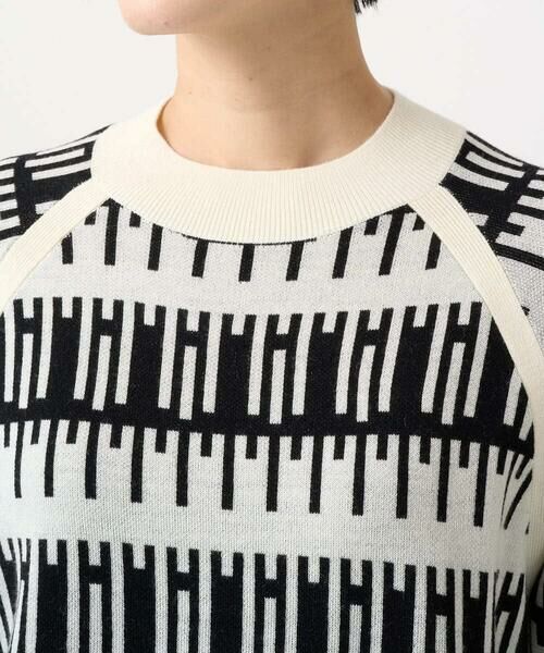 GEORGES RECH / ジョルジュ・レッシュ ニット・セーター | ジオメトリックジャガードウールニット | 詳細6
