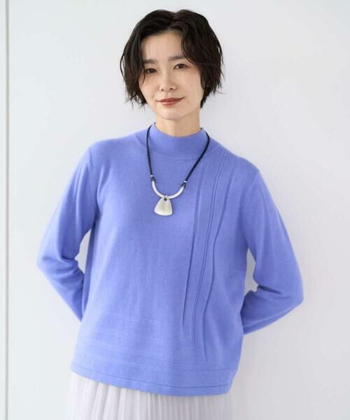 GEORGES RECH / ジョルジュ・レッシュ ニット・セーター | [アンサンブル対応]メリノウールセミハイネックニット | 詳細2