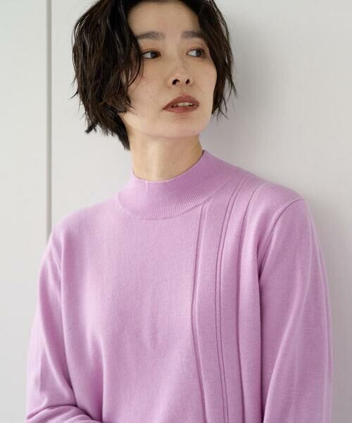 GEORGES RECH / ジョルジュ・レッシュ ニット・セーター | [アンサンブル対応]メリノウールセミハイネックニット | 詳細3