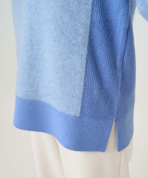 GEORGES RECH / ジョルジュ・レッシュ ニット・セーター | メランジブークレ襟付きニット | 詳細10