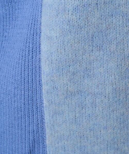 GEORGES RECH / ジョルジュ・レッシュ ニット・セーター | メランジブークレ襟付きニット | 詳細11
