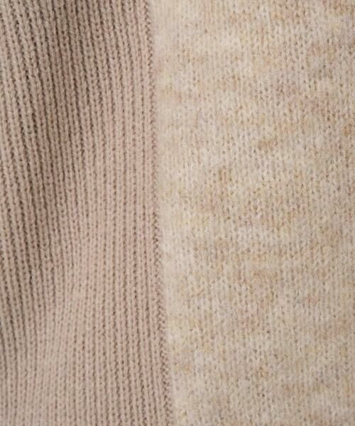 GEORGES RECH / ジョルジュ・レッシュ ニット・セーター | メランジブークレ襟付きニット | 詳細12