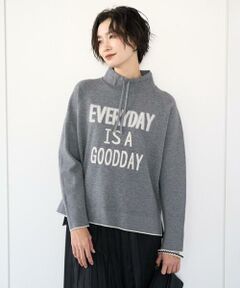 ドロストハイネックロゴニット