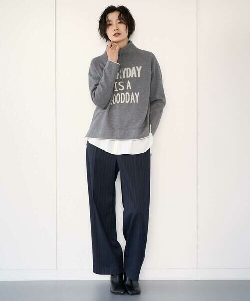 GEORGES RECH / ジョルジュ・レッシュ ニット・セーター | ドロストハイネックロゴニット | 詳細13