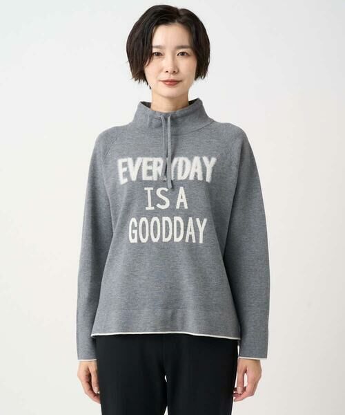 GEORGES RECH / ジョルジュ・レッシュ ニット・セーター | ドロストハイネックロゴニット | 詳細3