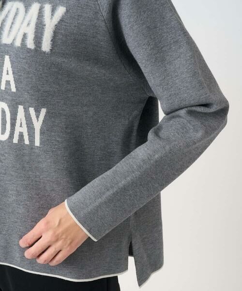 GEORGES RECH / ジョルジュ・レッシュ ニット・セーター | ドロストハイネックロゴニット | 詳細7