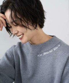 GEORGES RECH / ジョルジュ・レッシュ ニット・セーター | [アンサンブル対応] スウェットライクロゴニット