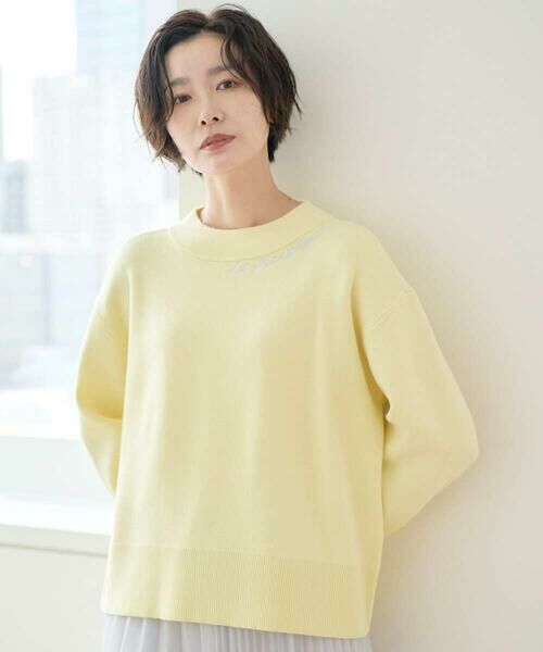 GEORGES RECH / ジョルジュ・レッシュ ニット・セーター | [アンサンブル対応] スウェットライクロゴニット | 詳細1