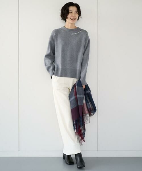 GEORGES RECH / ジョルジュ・レッシュ ニット・セーター | [アンサンブル対応] スウェットライクロゴニット | 詳細14